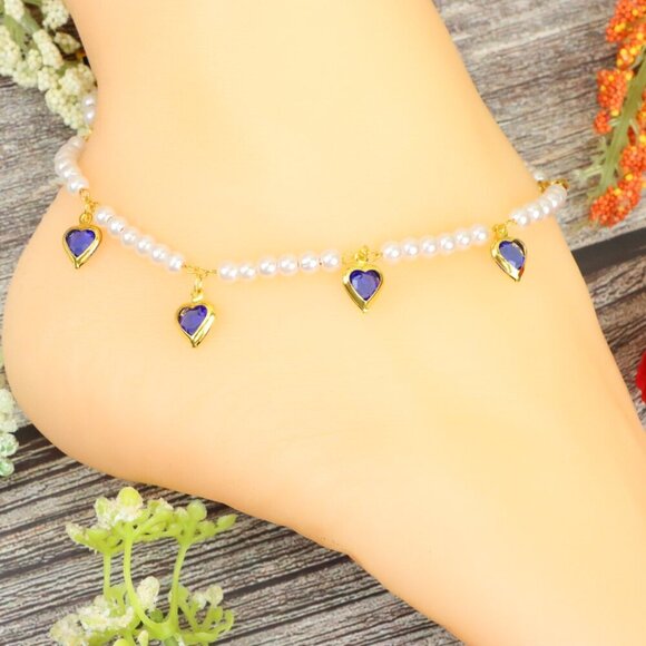 "Elegant Handmade Anklet – Delicate Jewelry for Women, MAR091412 - Picture 5 of 10